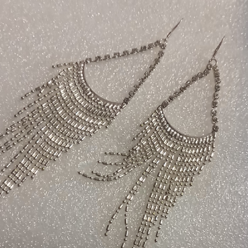 Elegant Silver Dangle Earrings
